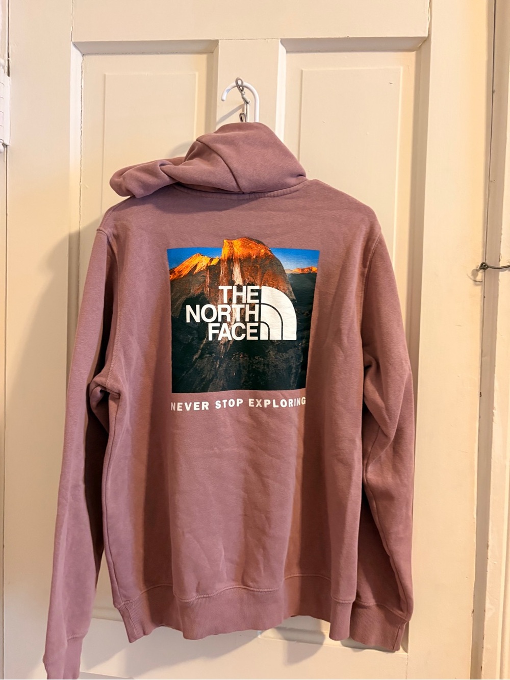 The North Face Men's Crewneck Hoodie - Dusty Rose - Picture 2 of 3